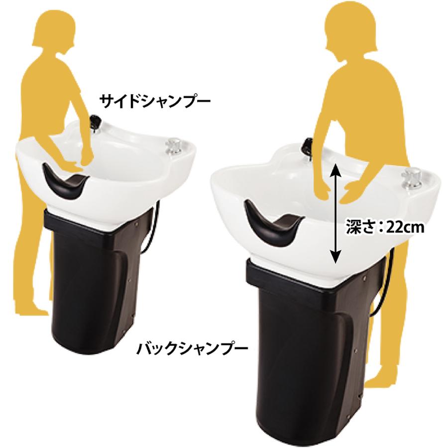 電動シャンプーユニット Rickman（リックマン） キャメル FV-7888