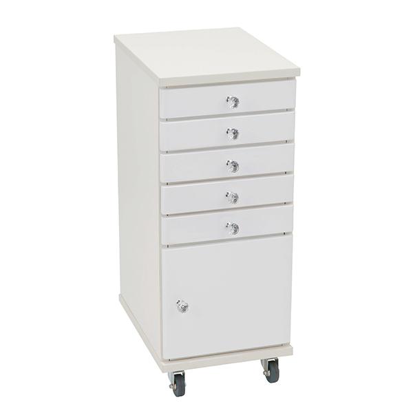 ネイルワゴンクリスタル6層 FV-166A　ネイル　ワゴン　サロン　おしゃれ　6段