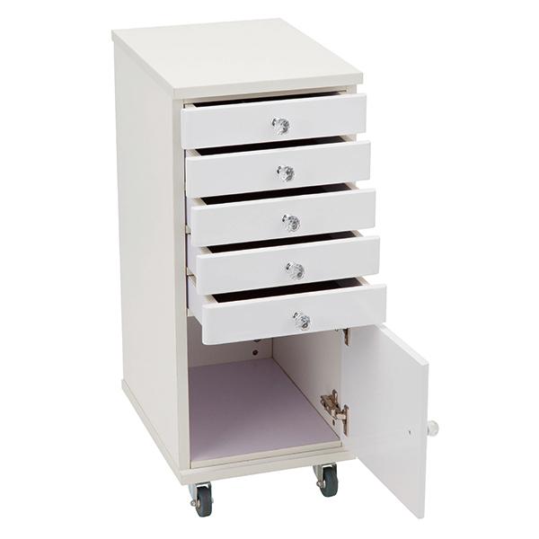 2026年 ネイルワゴンクリスタル6層 FV-166A　ネイル　ワゴン　サロン　おしゃれ　6段 【2353913523】(13937円)