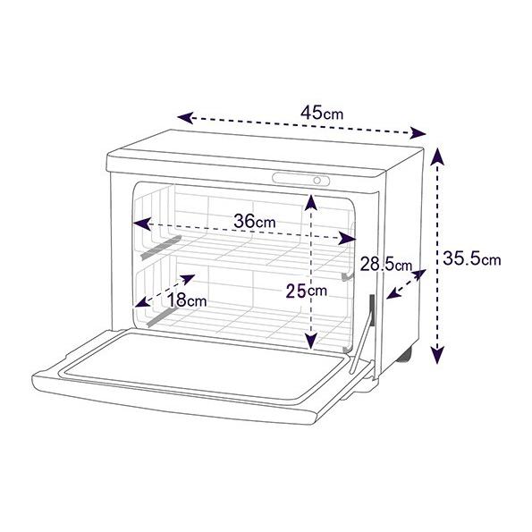 業務用 タオルウォーマー (色 おしゃれな 木目調ブラウン サイズ 18L