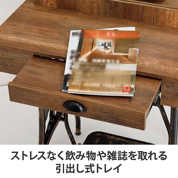 クラシックアイアンミラーミシンタイプ (片面) アンティーク調 