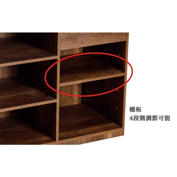 カウンター家具　レジ台　飾り棚ダークブラウン 木製 クラシックスタイル 収納家具 Amazon | 木製 レジカウンター history900 ブラウン [ レジ