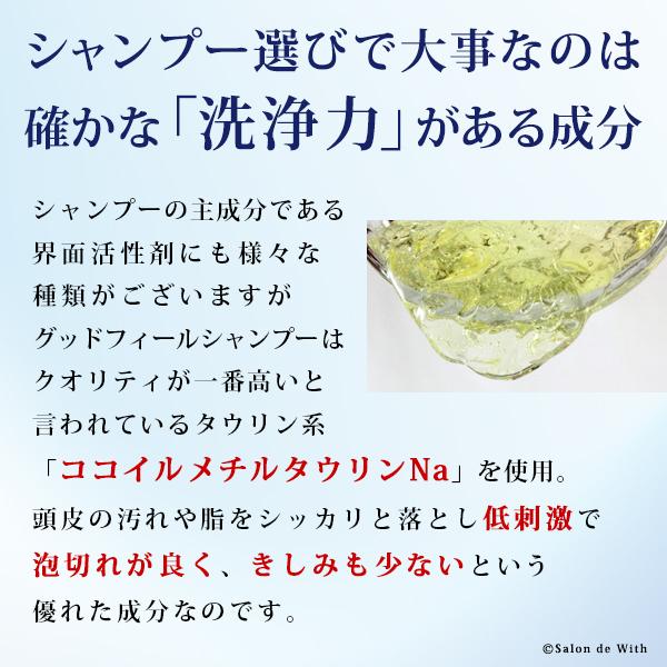 グットフィール シャンプー 500ml ボトル シュン 美容室専売 弱酸性 天然アミノ酸 髪質改善 頭皮ケア ダメージケア くせ毛 サラサラ 抜け毛 :0009:Salon de With公式 Yahoo!店 - 通販 - Yahoo!ショッピング グットフィール シャンプー 500ml ボトル シュン 美容室専売 弱酸性 天然アミノ酸 髪質改善 頭皮ケア ダメージケア くせ毛 サラサラ 抜け毛 :0009:Salon de With公式 Yahoo!店 - 通販 - Yahoo!ショッピング