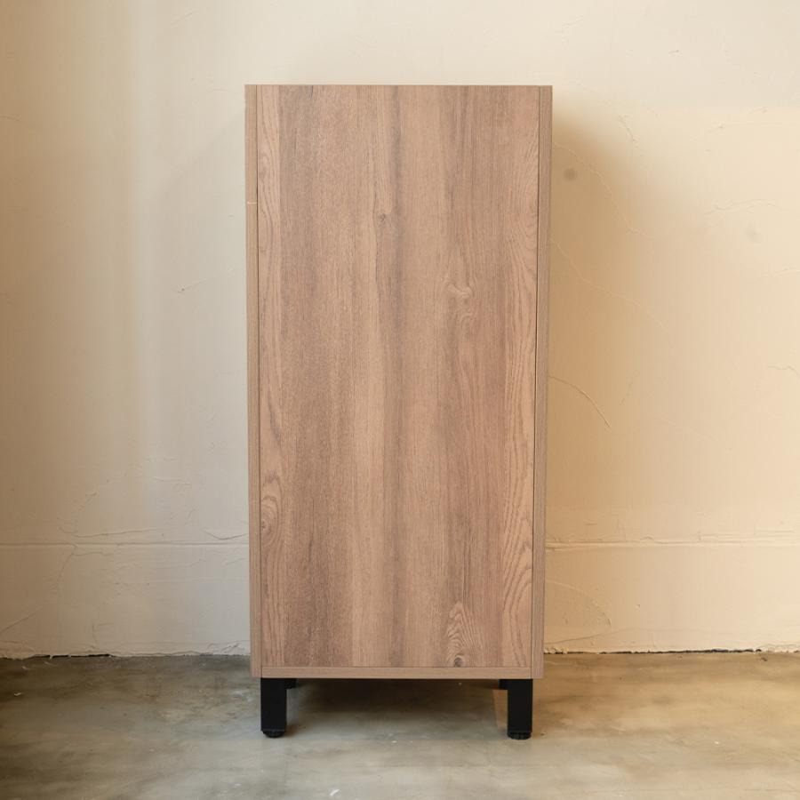 リアシャンプーキャビネット/チェスナット 下棚 美容室 サロン