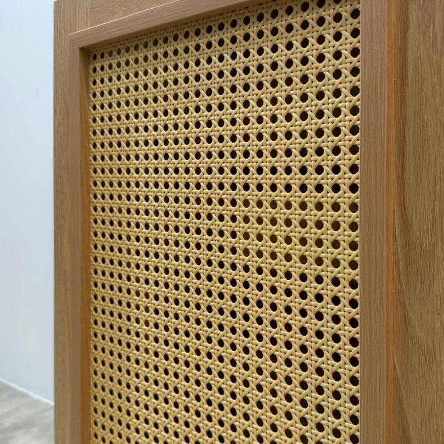 ラタン　リアシャンプーキャビネット/チェスナット 下棚　美容室　サロン　シャンプー　タオル収納_5