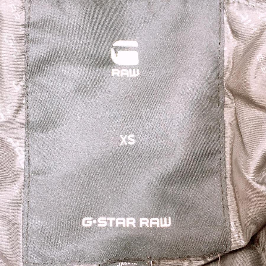 【08001】G-Star RAW ジースターロゥ アウター XS ダーク ブラウン ダウン 新品 未使用 フード付き 長袖 ポケット 茶色｜salport-store｜05