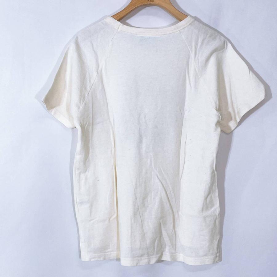 レディースM 2 NATURAL LAUNDRY トップス ホワイト B品 訳あり品 半袖Tシャツ Tシャツ カットソー シンプル ナチュラルランドリー【23804】｜salport-store｜02