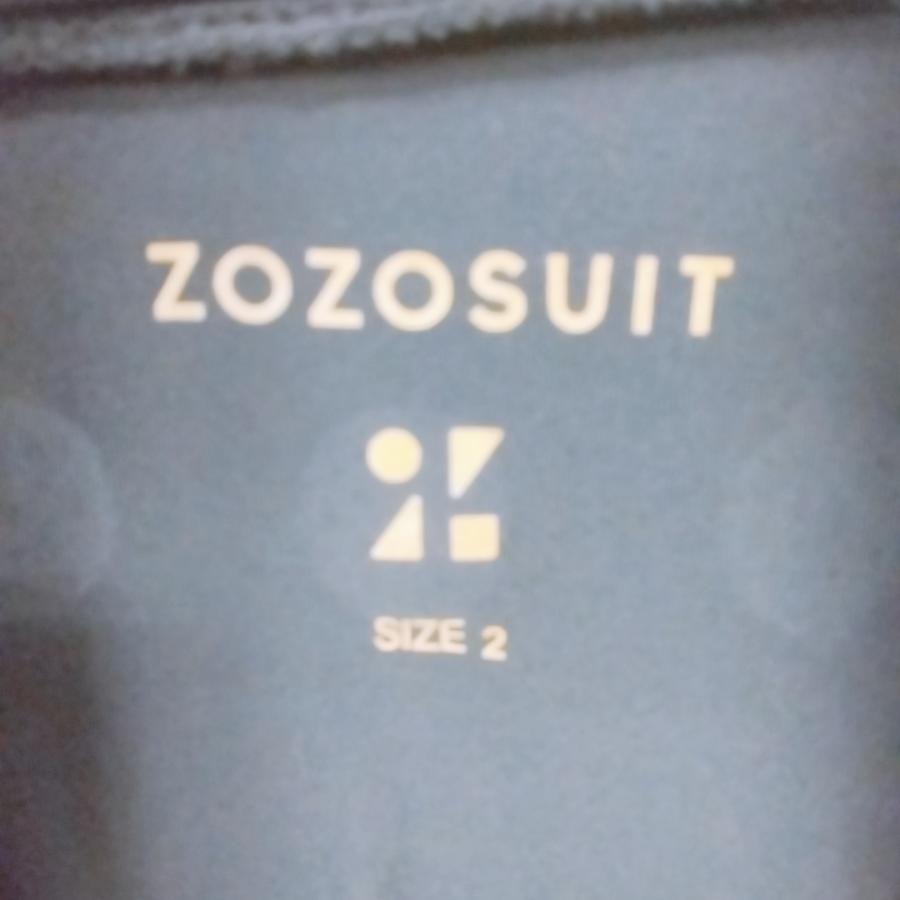【25445】 zozosuit ゾゾスーツ セットアップ サイズ2 / 約M ブラック ドット柄 ウエストゴム ハイネック 袖穴 かかと穴 レディース｜salport-store｜06