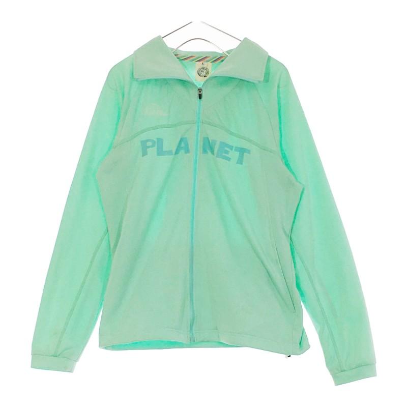 【26412】 SPORTS プラネットスポーツ ジャージ サイズL グリーン 訳あり品 スポーツ シンプル 刺繍 ロゴプリント レディース 26412KITEKO SHOP