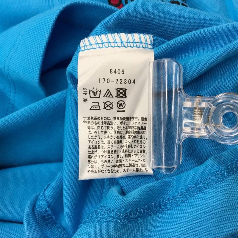 【32031】 新古品 TAKEO KIKUCHI タケオキクチ 半袖Tシャツ カットソー サイズ01 / 約S ライトブルー クルーネック メンズ 定価5000円｜salport-store｜08