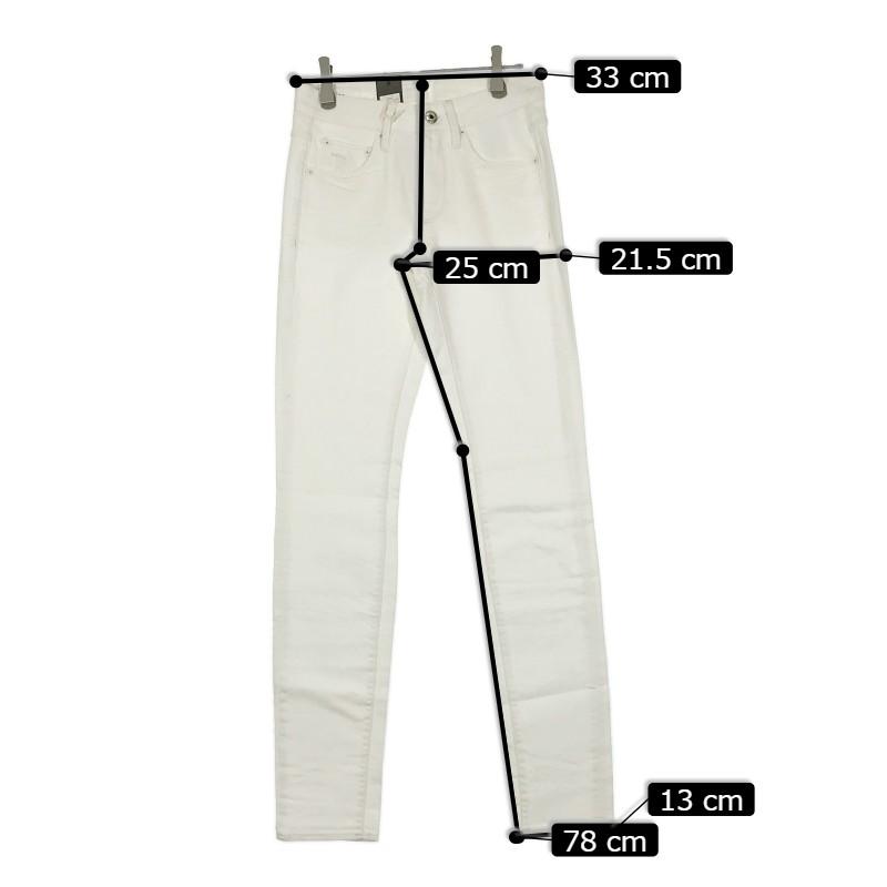 【32231】 新古品 G-STAR RAW ジースターロゥ デニム ジーンズ ジーパン サイズW24L32 / 約S ホワイト シンプル かっこいい レディース｜salport-store｜02