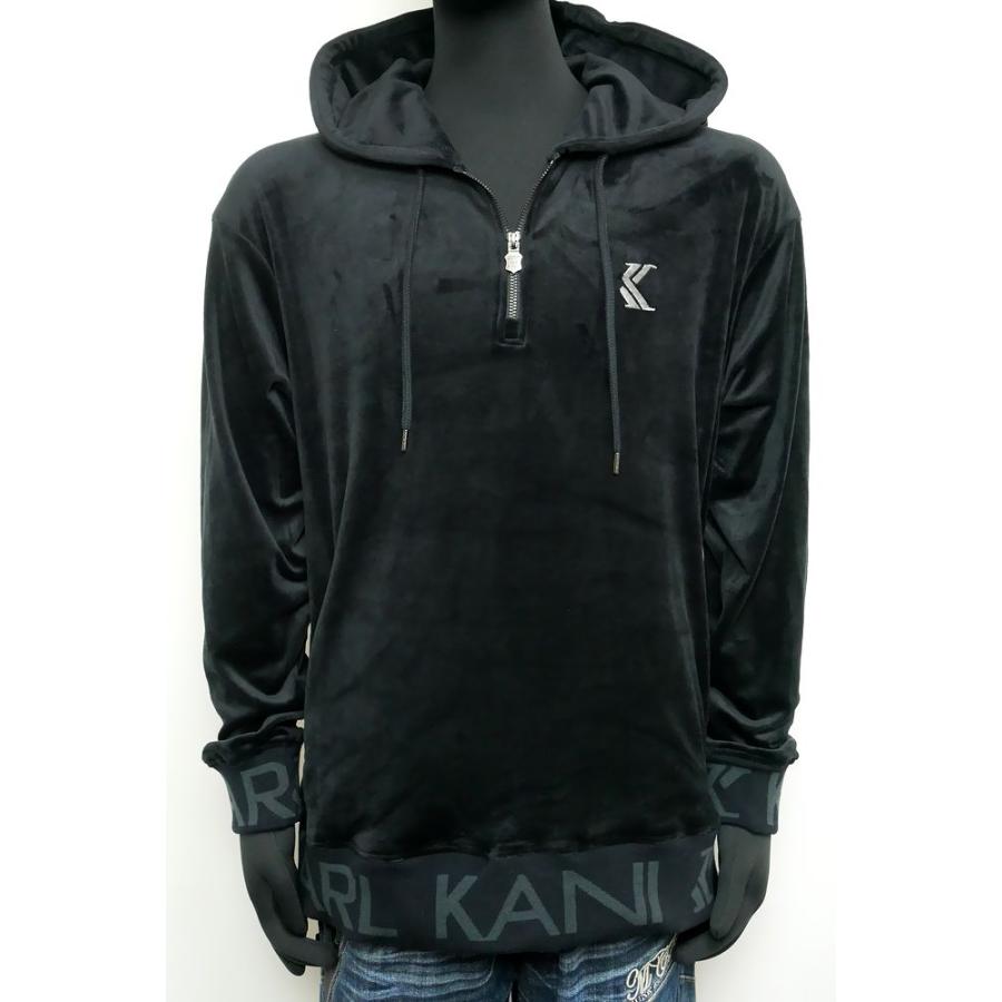 Karl Kani カールカナイ 服 パーカー シャギー両面ボアハーフ Karl Kani カールカナイ 服 パーカー シャギー両面ボアハーフ