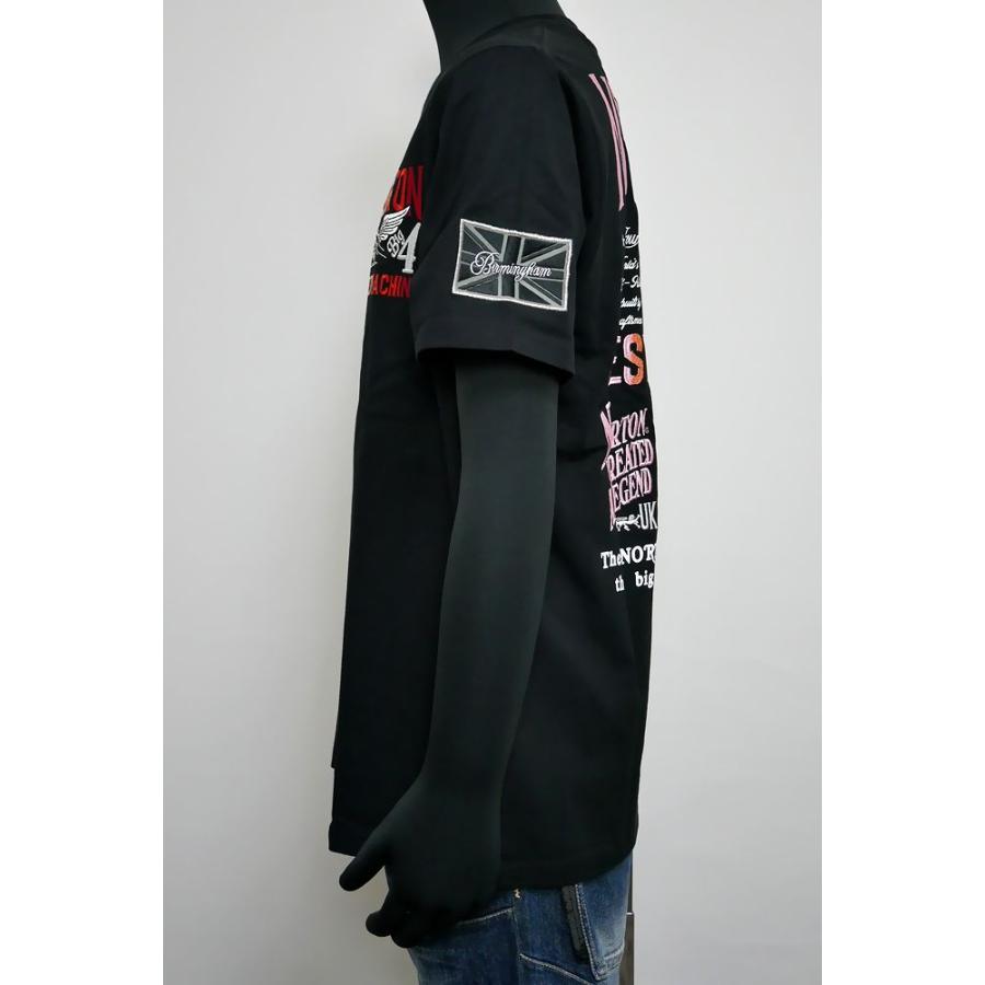 ノートン（NORTON） 服 Tシャツ MAXグラデ刺繍T ブラック Lサイズ 