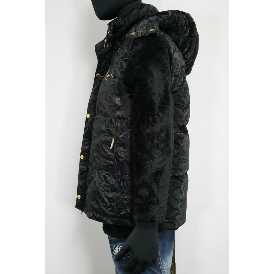 Karl Kani（カールカナイ） 服 ジャケット 撥水ロゴフードダウンベスト 