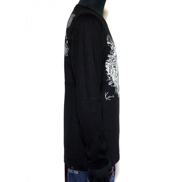 Karl Kani（カールカナイ） 服 ロンT アート柄ロンT ブラック Lサイズ 