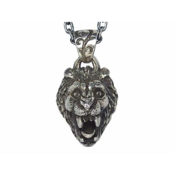 シルバーアクセサリー ネックレス ペンダント ハンドメイド ライオンモチーフ 日本製 LIONESS SA1 |  | 01