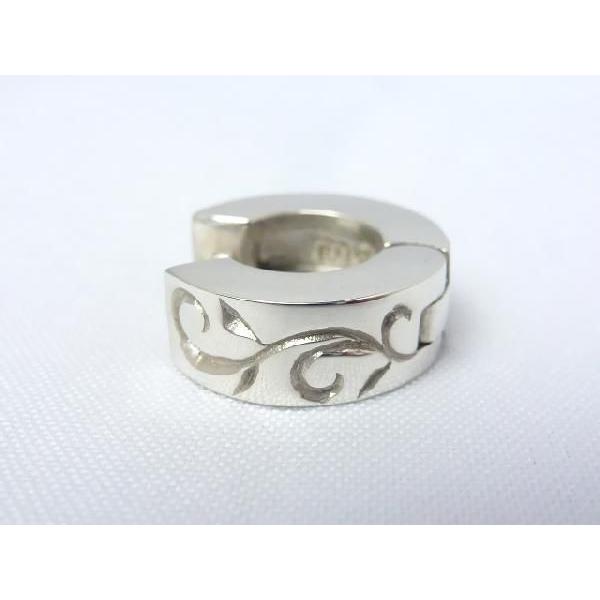 ハワイアンジュエリー シルバーピアス リングピアス 1個売り ハンドメイド 日本製 Hawaiian Leaf SA2 |  | 05