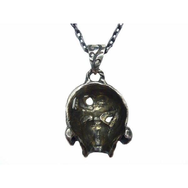 シルバーアクセサリー ネックレス ペンダント ハンドメイド 日本製 SCULL SA3 |  | 02