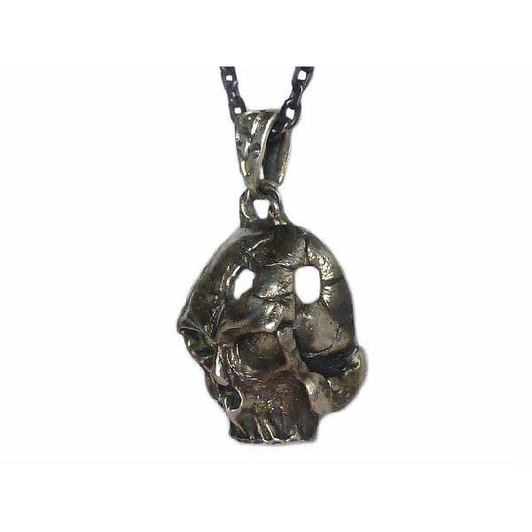 シルバーアクセサリー ネックレス ペンダント ハンドメイド 日本製 SCULL SA3 |  | 04