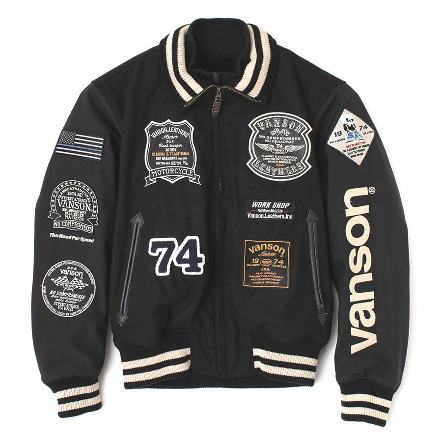VANSON アワードジャケット VANSON vanson バンソン 服 ジャケット アワードジャケット ブラック