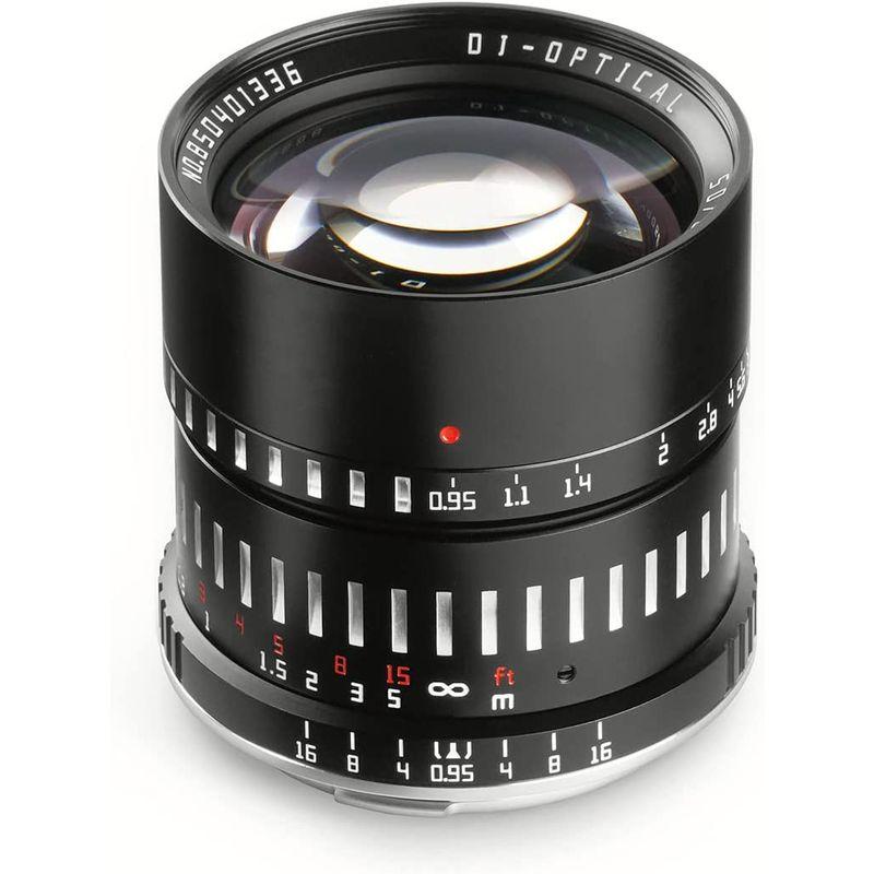 銘匠光学 TTArtisan 50mm f/0.95 C RFマウント・APS-C (ブラック×シルバー) 50mm TTArtisan f/0 RFマウント APS ブラック×シルバー