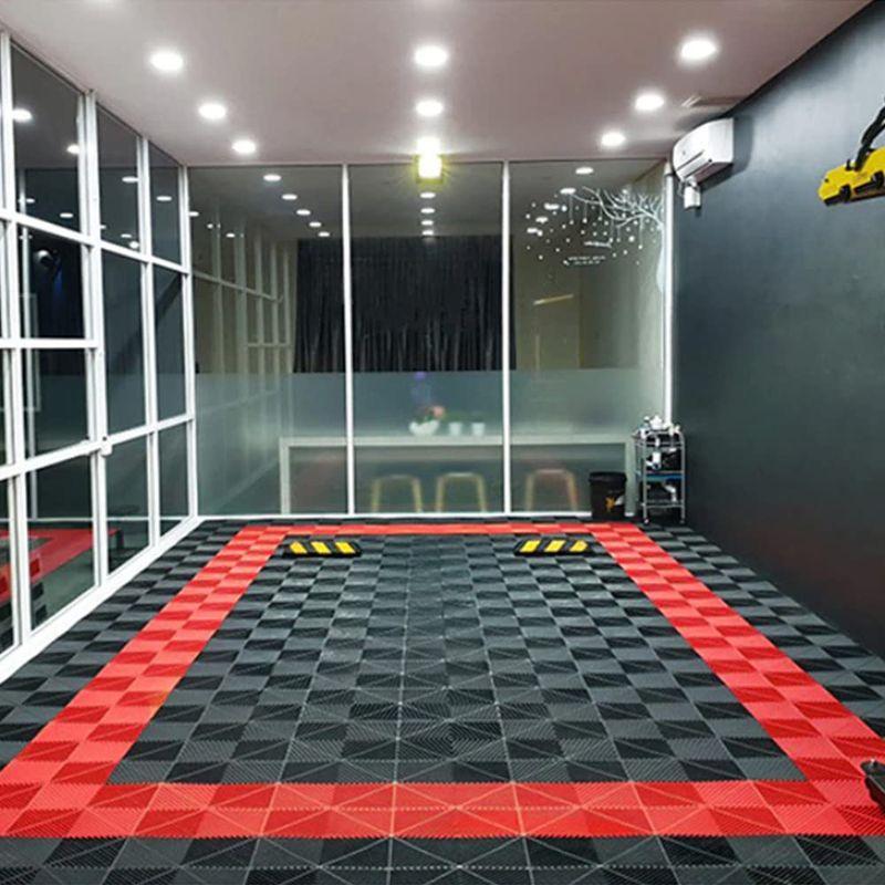 ガレージマット 車 バイク 屋外 タイル 洗車 駐車場 (コーナー, グレー) 2023073022294501660サルタト 通販