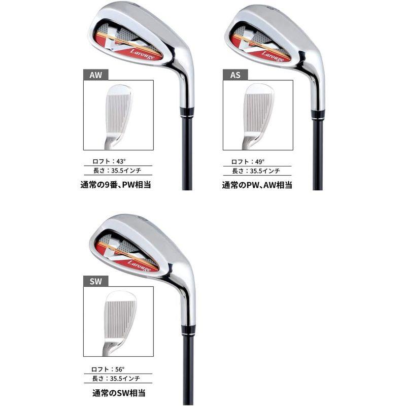 【新品 送料込み】 ラルージュ V2アイアン 短尺 ぶっ飛び 飛び系 アイアンセット 7本組 （7/8/9/P/A/AS/S） (FD-60標準カーボンシャフト 【X6429482838】(23201円)