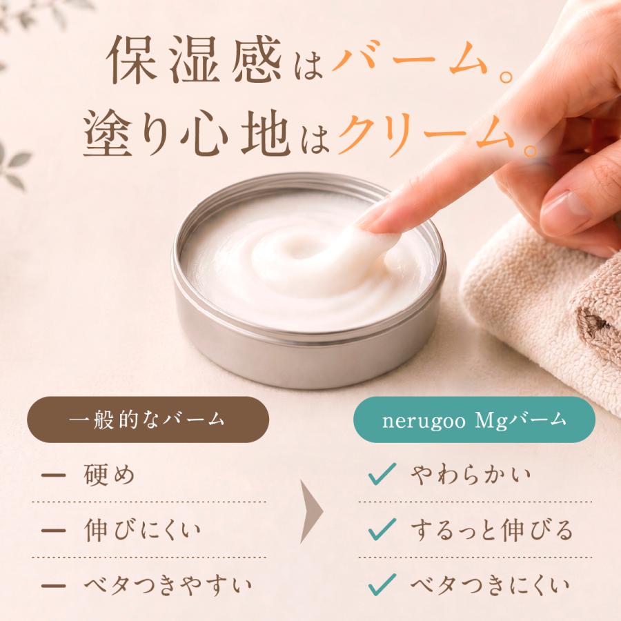 塗るマグネシウム マグネシウムバーム 80g nerugoo ネルグー CICA 保湿