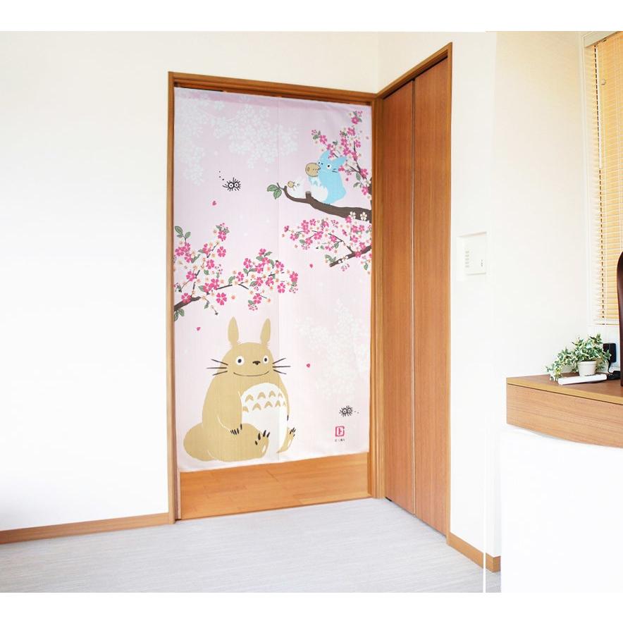 ジブリのれん　ジブリとなりのトトロのれん　トトロのれん　ジブリトトロ　幅８５×１５０cm |  | 02