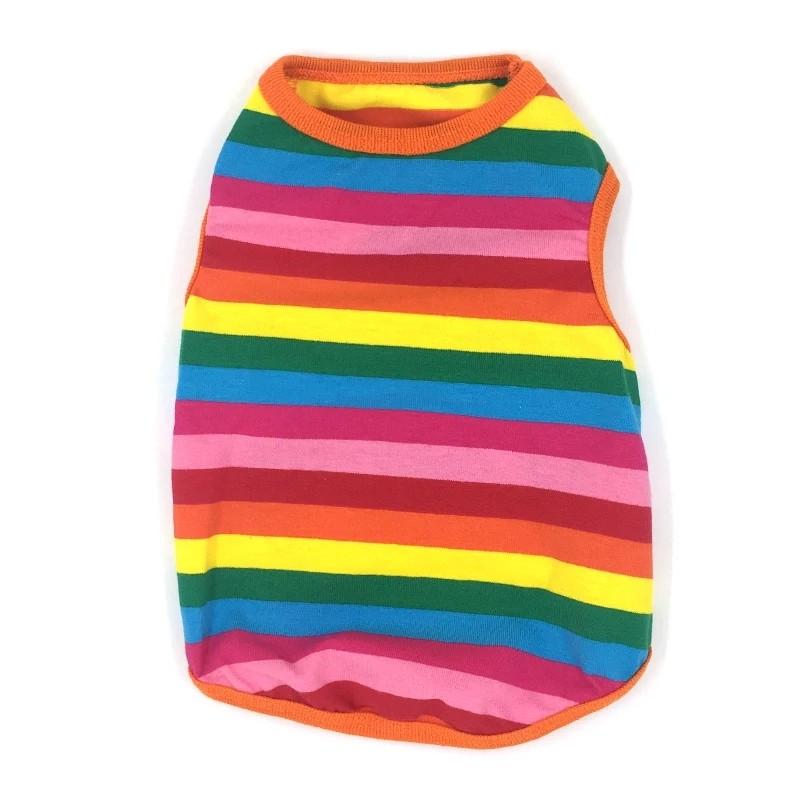 ドッグウェア　犬の服　ペット服　犬服　犬用服　犬用パジャマ　レインボー服　可愛い犬服　 |  | 02
