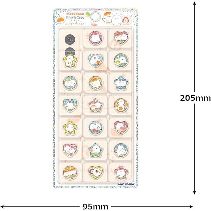 カミオジャパン ステッカー KIRACOROおはじきシール だいふくエナガ