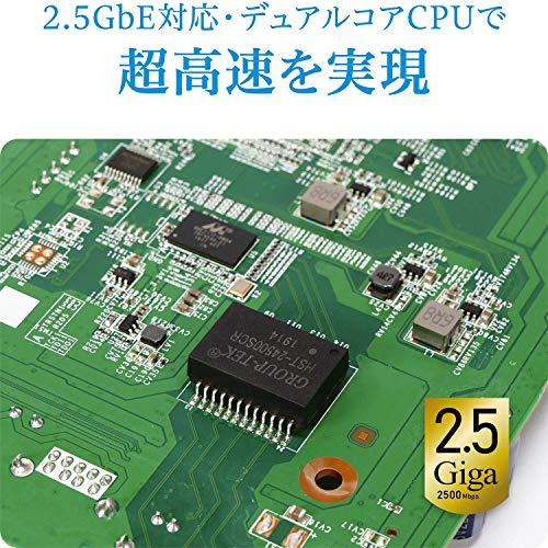 アイ・オー・データ NAS 4TB デュアルコアCPU 2.5GbE マルチギガビット ミラーリング(RAID 1) スマホ タブレット クラウ｜samakei-shop｜02