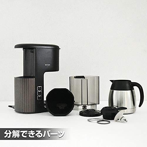 タイガー魔法瓶(TIGER) コーヒーメーカー 8杯用 真空 ステンレス 