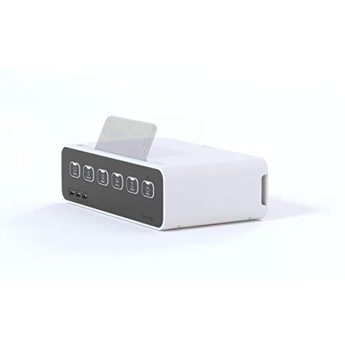 Ablue ボックスタップ Boxtap 電源タップ マルチタップ ACアダプタ 個別スイッチ式 ケーブル収納ボックス USBポート付 AB52｜samakei-shop｜06