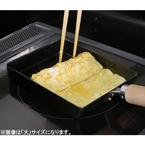 リバーライト 卵焼き器 鉄 フライパン 極 ジャパン 小 IH対応 日本製｜samakei-shop｜03