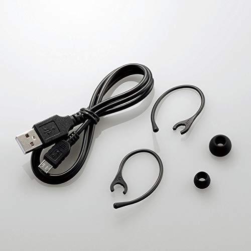 エレコム Bluetooth ブルートゥース ヘッドセット 通話・音楽、動画の音声が聴ける コンパクト 方耳 ブラック LBT-HS40MMPB｜samakei-shop｜03