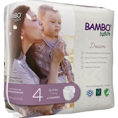 BAMBO Nature バンボネイチャー ドリーム テープタイプ M （7kg〜14kg） 27枚入り（bn16926）｜samakei-shop｜02