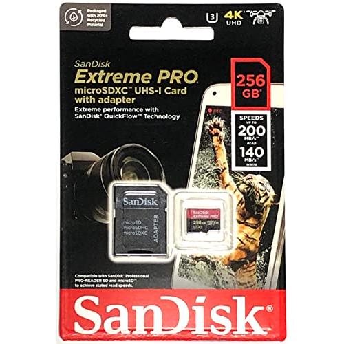 microSDXC 256GB SanDisk サンディスク Extreme PRO SDSQXCD-256G-GN6MA R:200MB/s｜samakei-shop｜02