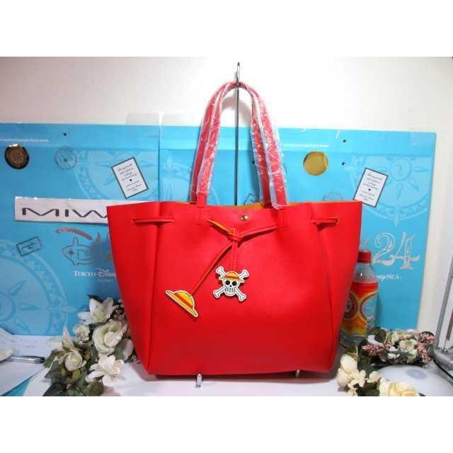 カラーズ One Piece One 限定 モンキー ｄ ルフィ トートバッグ 少年ジャンプ 肩掛 トートバッグ 新品 周年 Cj Op To To Red 1 1 ギフト包装可 ワンピース タグ付 少年ジャンプ サマンサタバサ Samathava コレクション