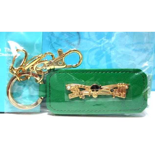 送料無料 サマンサタバサ プチチョイス ジャンプ One Piece ワンピース 限定 本牛革 キーリング ロロノア ゾロ 緑 新品 保証書 有料ギフト包装付 男女兼用 Supersport Tn