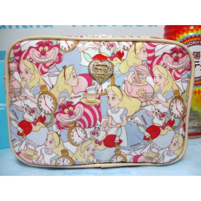 送料無料 サマンサタバサ 限定 ふしぎの国のアリス お茶会 四角 ポーチ ディズニー 白ウサギ チェシャ猫 ヤマネ 新品 証明書付 アリスインワンダーランド Pc Alice Pouch Square Samathava コレクション 通販 Yahoo ショッピング