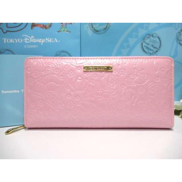 送料無料 サマンサタバサ プチチョイス ディズニー 限定 ふしぎの国のアリス お茶会 エナメル 本牛革 型押 ファスナー 長財布 ピンク 新品 証明書付 包装無料 Pc Lw 14alice Enamel Rf P Samathava コレクション 通販 Yahoo ショッピング