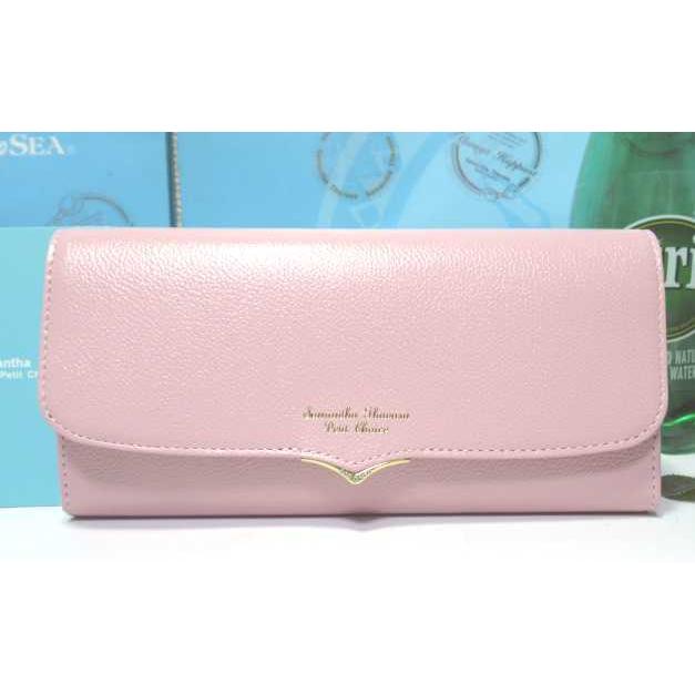 送料無料 サマンサタバサ 限定 キラキラ 金具付 ロゴ入 シンプル 本牛革 かぶせ 長財布 ピンク 新品 証明書付 ギフト包装無料 プチチョイス 開運 金運up 春財布 Pc Lw Lilian Kb P Samathava コレクション 通販 Yahoo ショッピング