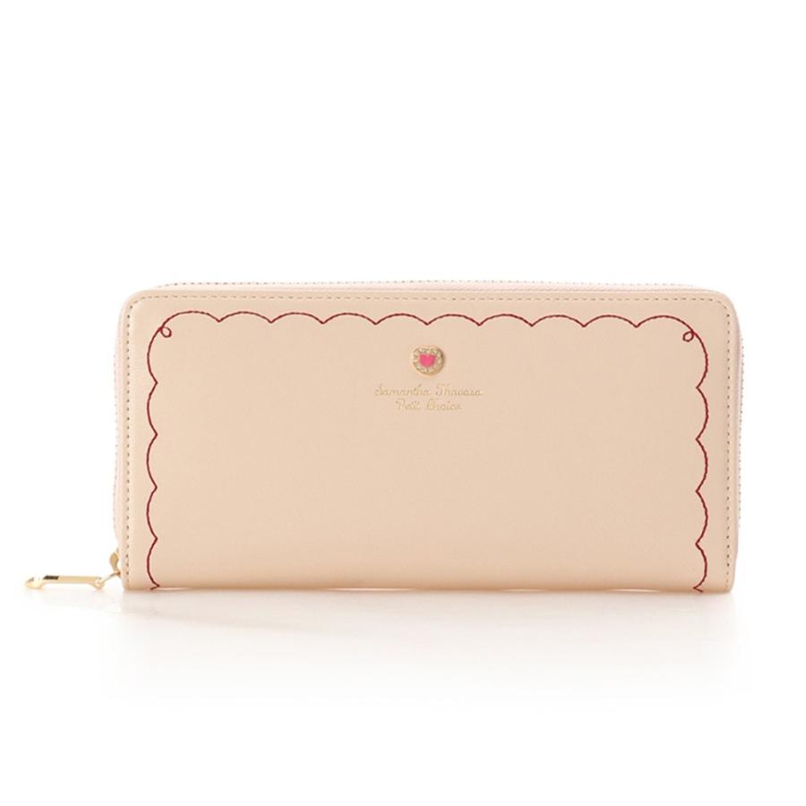 新品■サマンサタバサ■ハート付ラウンドジップ 長財布￥18,900 Samantha Thavasa Petit Choice（サマンサタバサプチチョイス） 送料