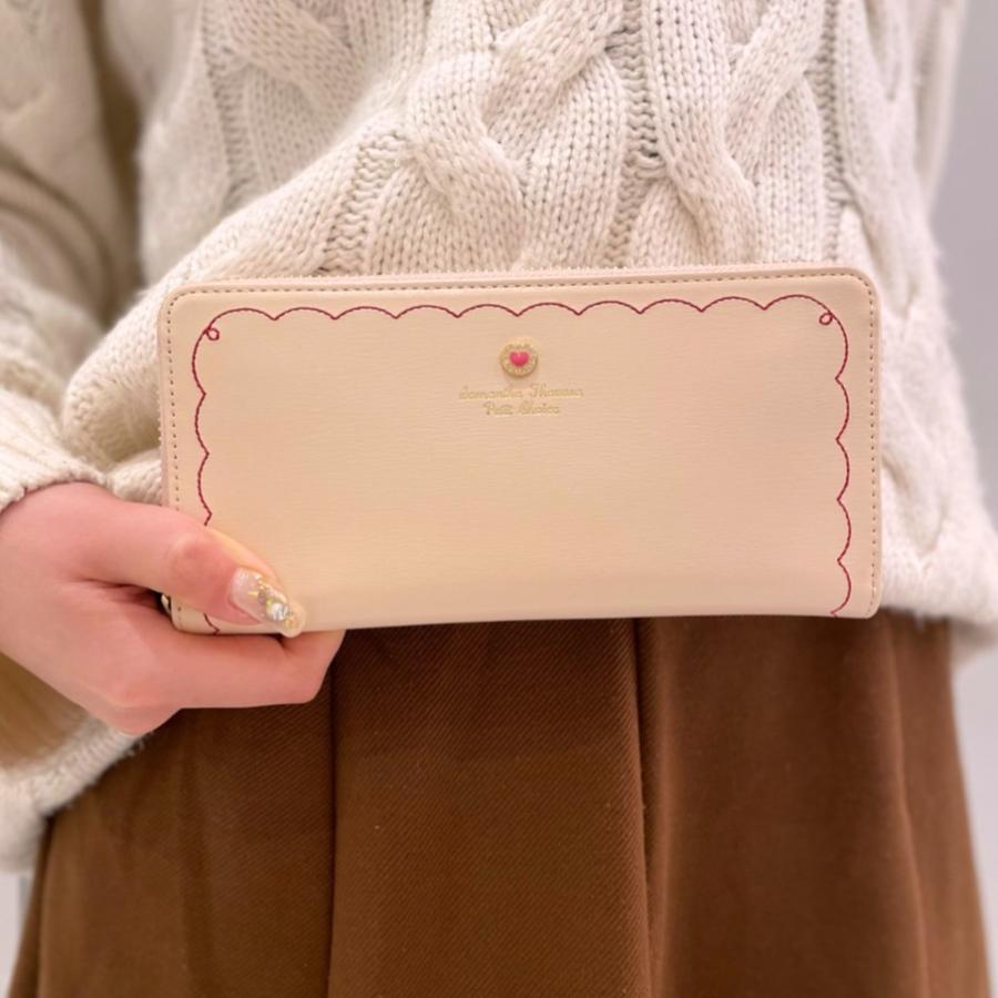 新品■サマンサタバサ■ハート付ラウンドジップ 長財布￥18,900 Samantha Thavasa Petit Choice（サマンサタバサプチチョイス） 送料