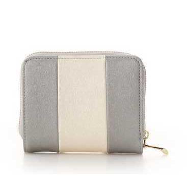【新品】Samantha Thavasa 二つ折り財布 ライトグレー Samantha Thavasa Petit Choice（サマンサタバサプチチョイス） 送料