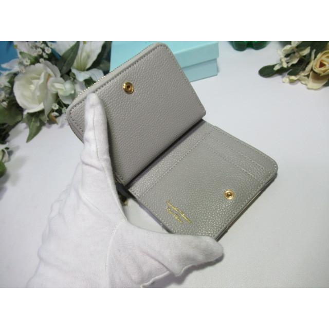 【新品】Samantha Thavasa 二つ折り財布 ライトグレー Samantha Thavasa Petit Choice（サマンサタバサプチチョイス） 送料