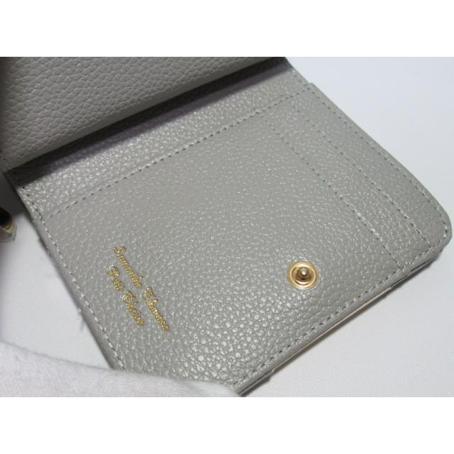 【新品】Samantha Thavasa 二つ折り財布 ライトグレー Samantha Thavasa Petit Choice（サマンサタバサプチチョイス） 送料