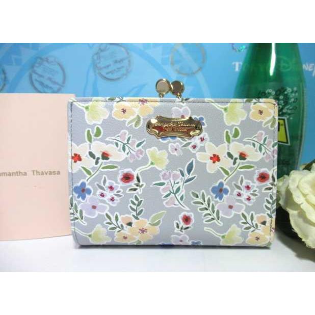 送料無料 サマンサタバサ 水彩画風 フラワーデザイン 花柄 プリント  