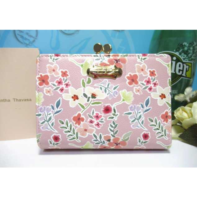 ショプバ・箱付き　二つ折り財布　ピンクフラワー COACH（コーチ） 財布 新品 新作 フローラルプリント 花柄 二つ折り